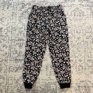 Alice+Olivia Floral Print Jogger Pants